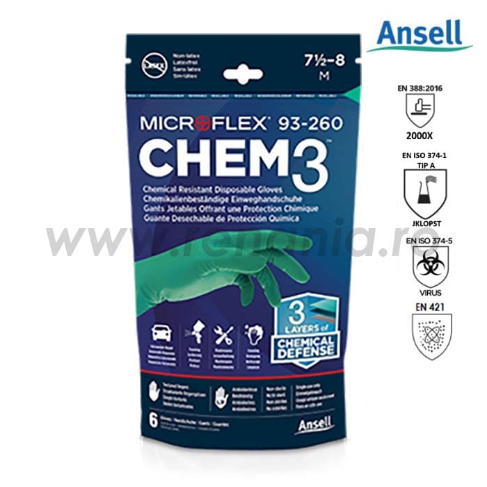 Manusi de unica folosinta Microflex categoria III, art.C658 - variantă 5