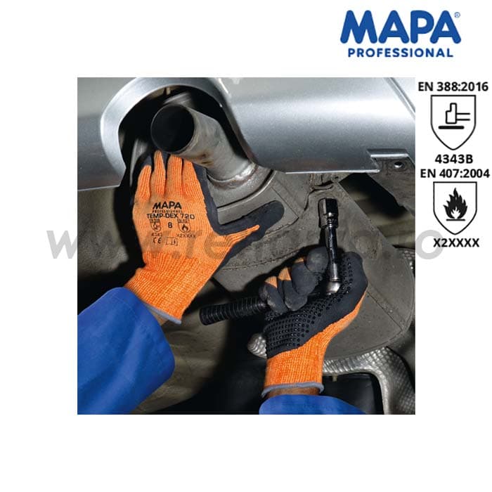 Manusi de protectie termica la temperaturi inalte TempDex 720 categoria II, art.C884 - variantă 2