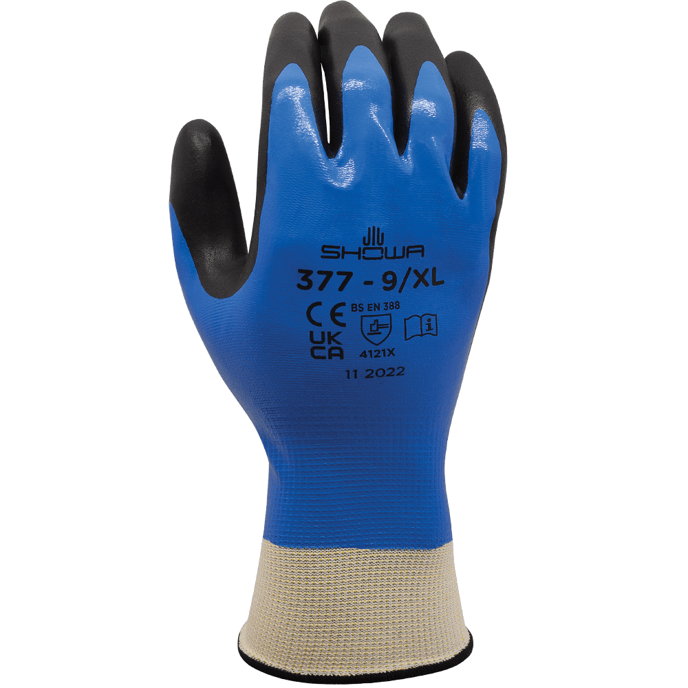 Manusi de protectie mecanica Nitrile Foam Grip T categoria II, Showa, art.C389