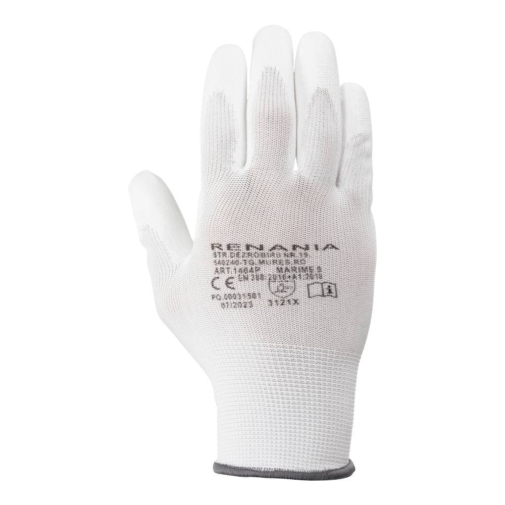 Manusi de protectie mecanica Sensor White categoria II, Renania, art.1C99