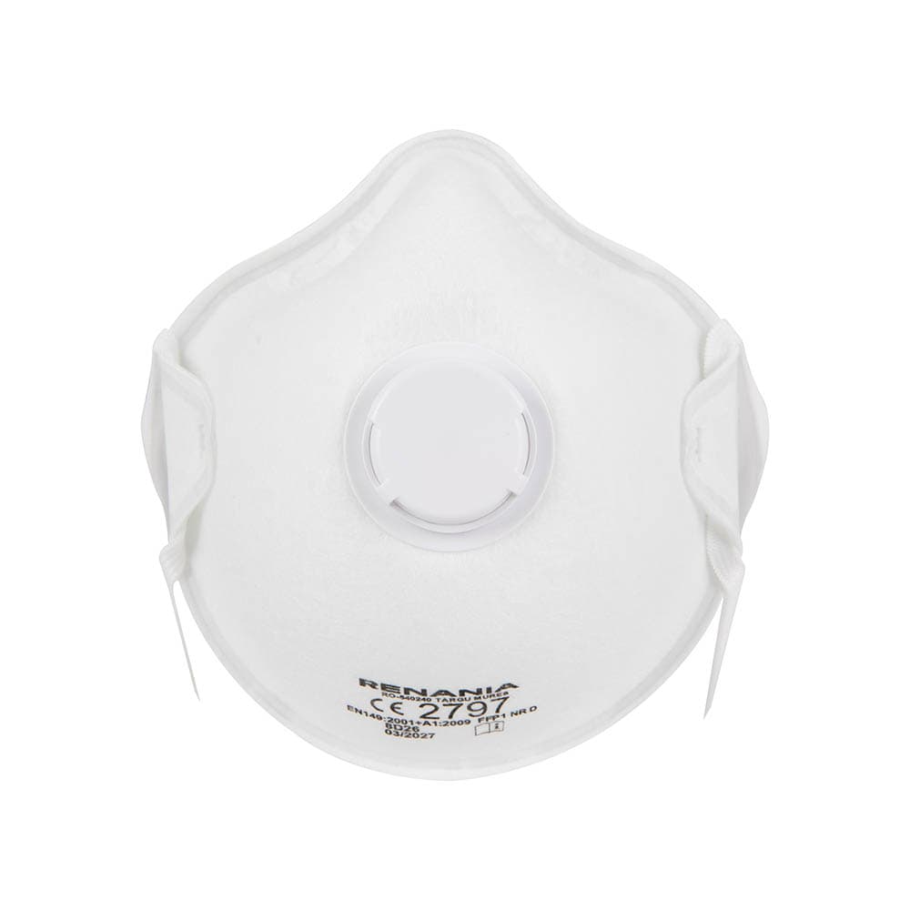 Semimasca de protectie respiratorie tip cupa cu supapa FFP1, Renania, art.8D26